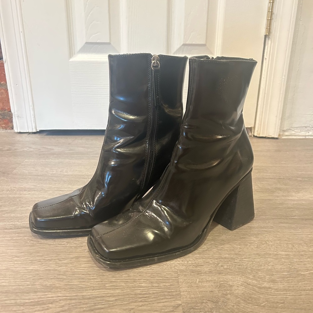 Alohas leather  Black Ankle Boots